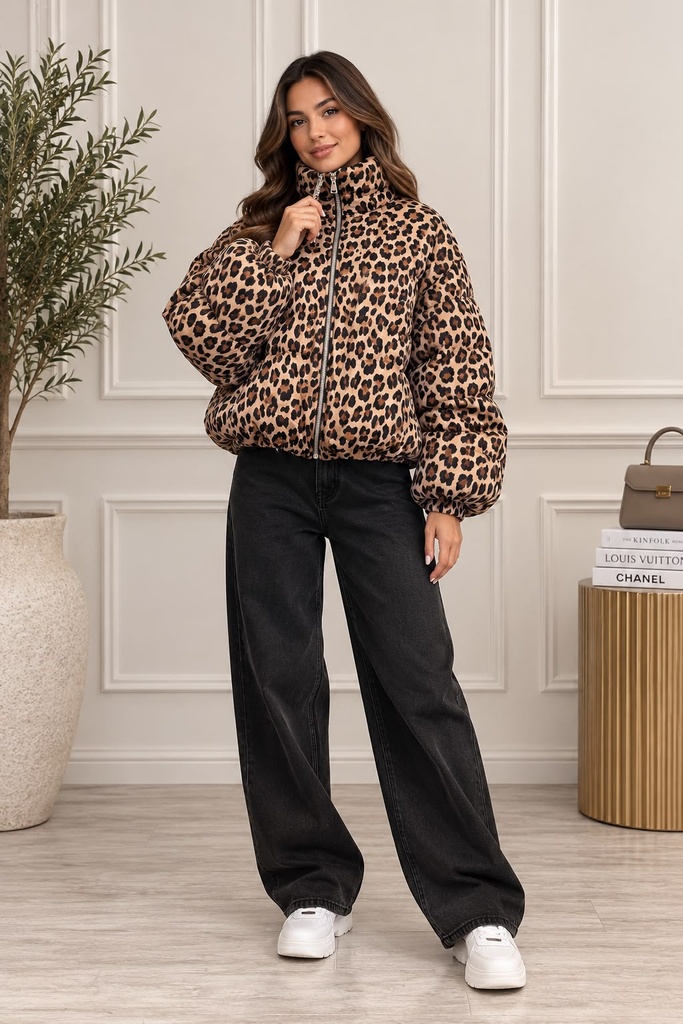 [31885LEOPARD] 31885LEOPARD (Camel)