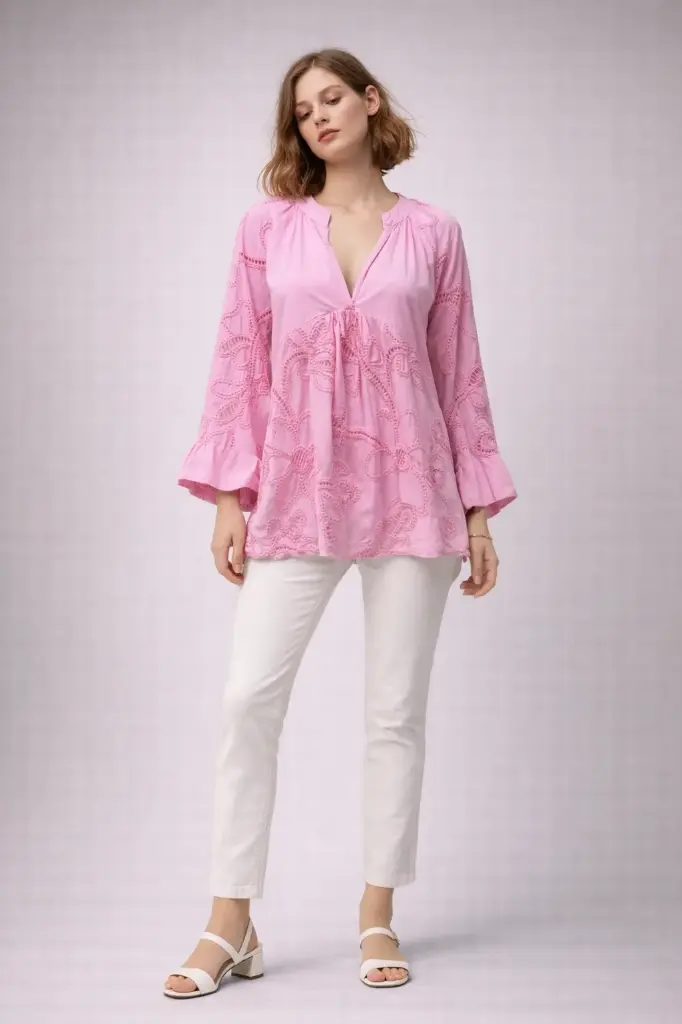 [12247EMBROIDERY] 12247EMBROIDERY (White)