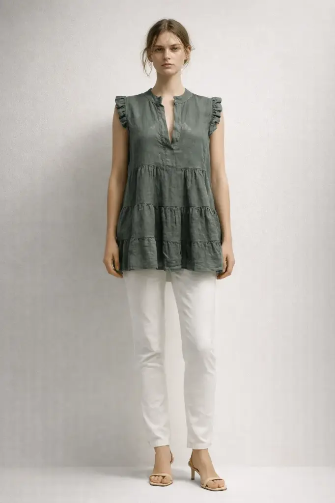 [2542LINEN] 2542LINEN (White)