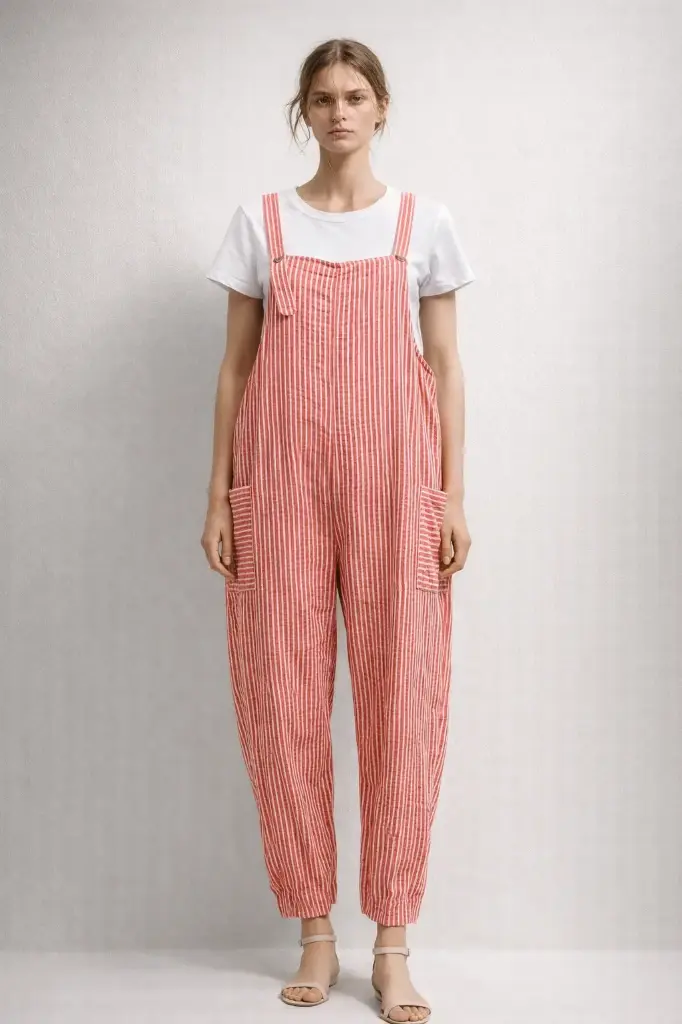 [10235STRIPE] 10235STRIPE (Dusty Pink)