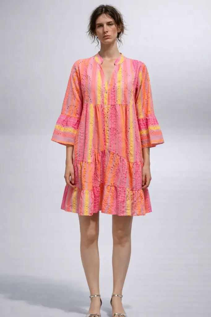 9802Embroidery Print